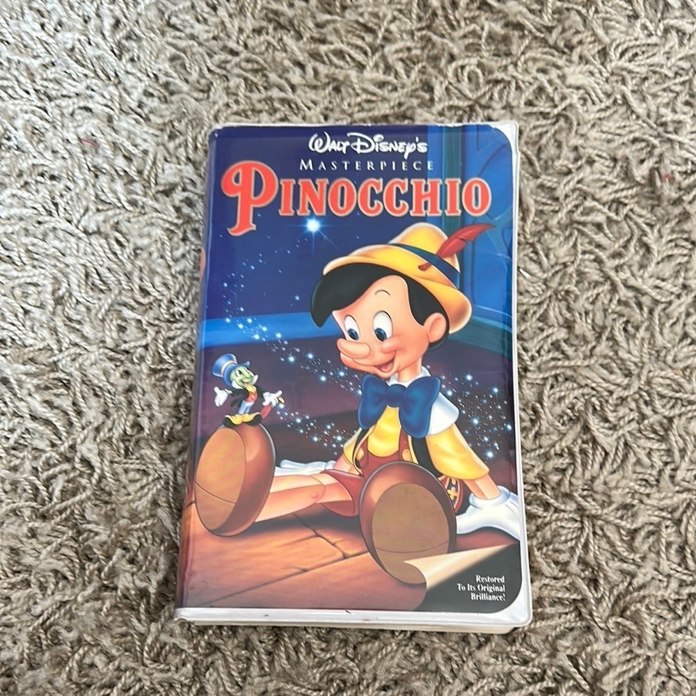 Walt Disney’s Pinocchio (Masterpiece VHS,‎ 1993, Special Edition)